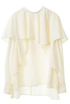 【マルティニーク/martinique】の【l heritage martinique】アルバトロスジョーゼットケープブラウス(取り外し可) アイボリー|ID: prp329100004346203 ipo3291000000035041733