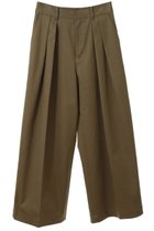 【マルティニーク/martinique】の【l heritage martinique】クラシックチノバギーパンツ(セットアップ可) カーキ|ID:prp329100004346204