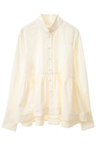 【マルティニーク/martinique】の【l heritage martinique】PL/CO高密度タフタスタンドカラーシャツ アイボリー|ID: prp329100004346209 ipo3291000000032705271