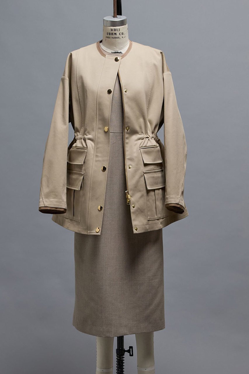 【マルティニーク/martinique】の【l heritage martinique】クラシックチノカバーオール(セットアップ可) 人気、トレンドファッション・服の通販 founy(ファニー) 　ファッション　Fashion　レディースファッション　Fashion for Women　アウター　Coat / Outerwear Collection　レディースジャケット・軽アウター　Jackets　アメリカン　American Style　エレガント 上品　Elegant　ヴィンテージ　Vintage Style　ジャケット　Jacket, Outerwear　スタンダード　Standard, Basic　セットアップ　Set-Up, Coordinated Outfit　タンブラー　Tumbler, Travel Mug　ドロップ　Drop Shoulder, Dropped Style　ドローコード　Drawcord, Drawstring Cord　ビンテージ　Vintage, Retro Style　モダン　Modern, Contemporary　おすすめ　Recommended / Our Picks　other-2|ID: prp329100004346210 ipo3291000000035041998