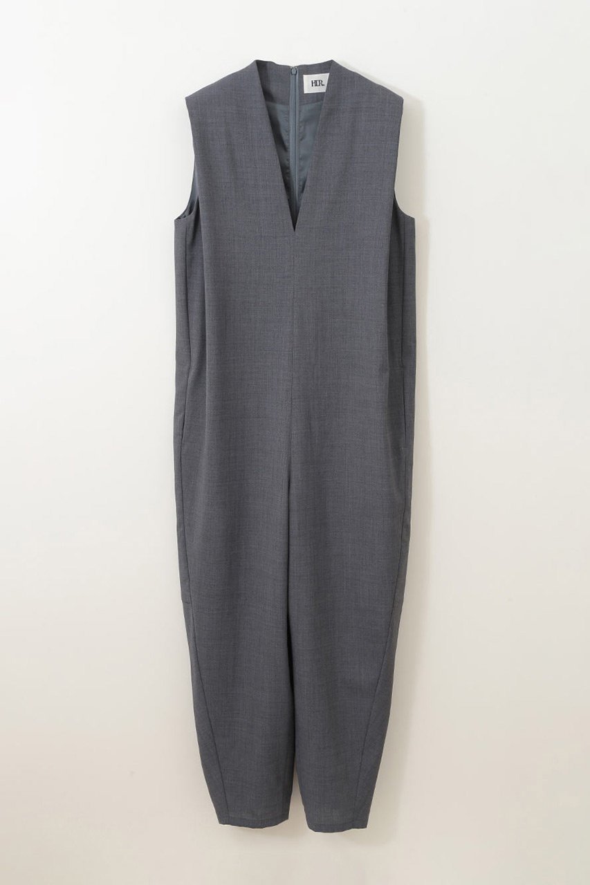 【ハー/HER.】のカーブシルエットオールインワン インテリア・キッズ・メンズ・レディースファッション・服の通販 founy(ファニー) 　ファッション　Fashion　レディースファッション　WOMEN　パンツ　Pants　おすすめ　Recommend　インナー　Inner　セレモニー　Ceremony　グレー|ID: prp329100004347171 ipo3291000000030426669