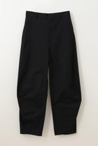 【ハー/HER.】のカーブシルエットパンツ 人気、トレンドファッション・服の通販 founy(ファニー) ファッション Fashion レディースファッション Fashion for Women パンツ Pants & Trousers オーガニック Organic Cotton コンパクト Compact, Small Size シルク Silk, 100% Silk ネップ Nepp, Slub Yarn thumbnail ブラック|ID: prp329100004347172 ipo3291000000032911452