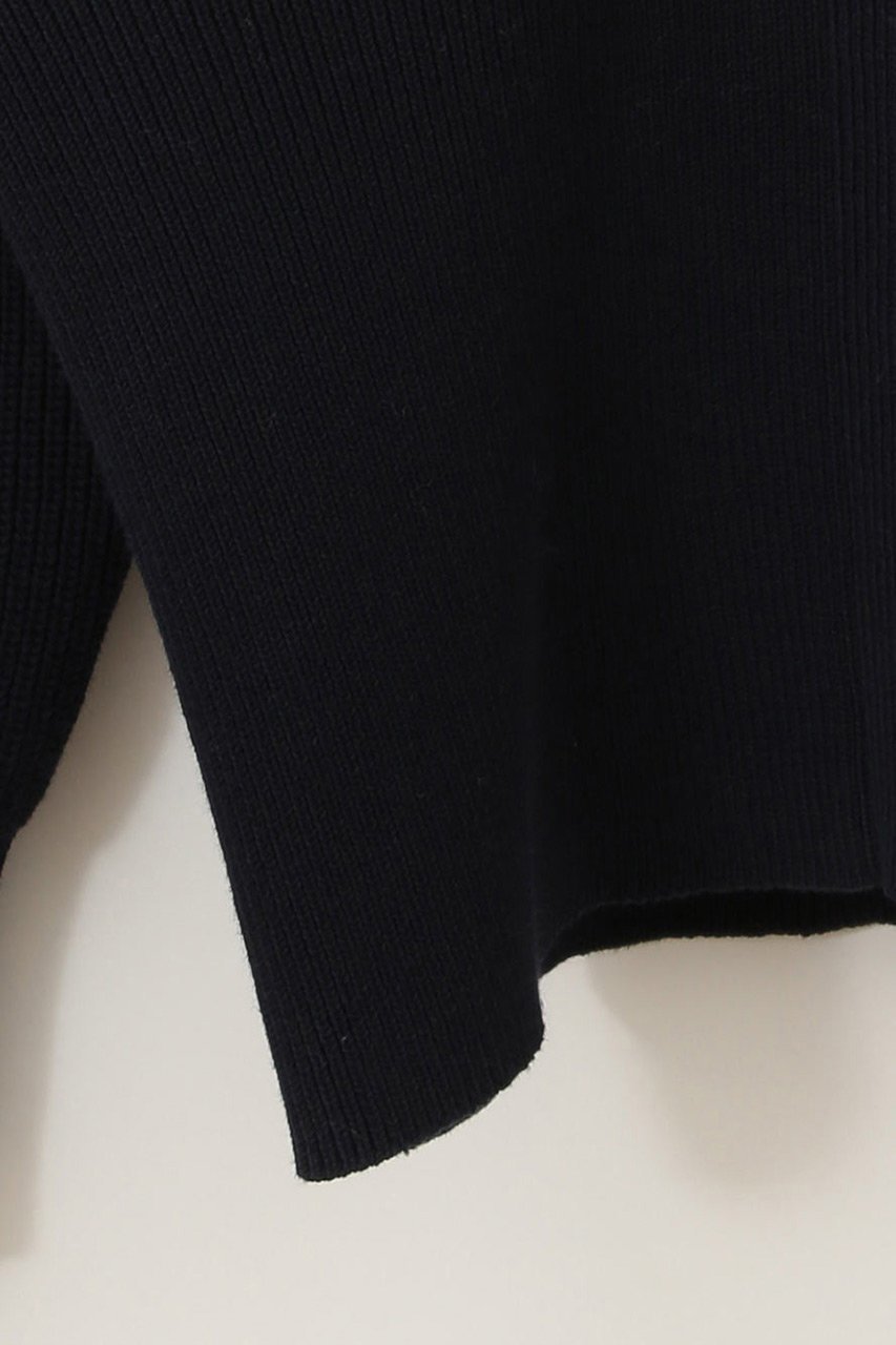 【ハー/HER.】のウエストマーク片畦カーディガン 人気、トレンドファッション・服の通販 founy(ファニー) 　ファッション　Fashion　レディースファッション　Fashion for Women　トップス・カットソー　Cut & Sew Tops　ニット　Knit Tops & Sweaters　カーディガン・羽織り　Layered Style Cardigans　カーディガン　Cardigan, Knitwear　フィット　Fit, Slim Fit　ブラウジング　Blouson Silhouette, Cinched Waist　ペプラム　Peplum, Flared Hem　畦　Ribbed Knit　other-4|ID: prp329100004347174 ipo3291000000032955832
