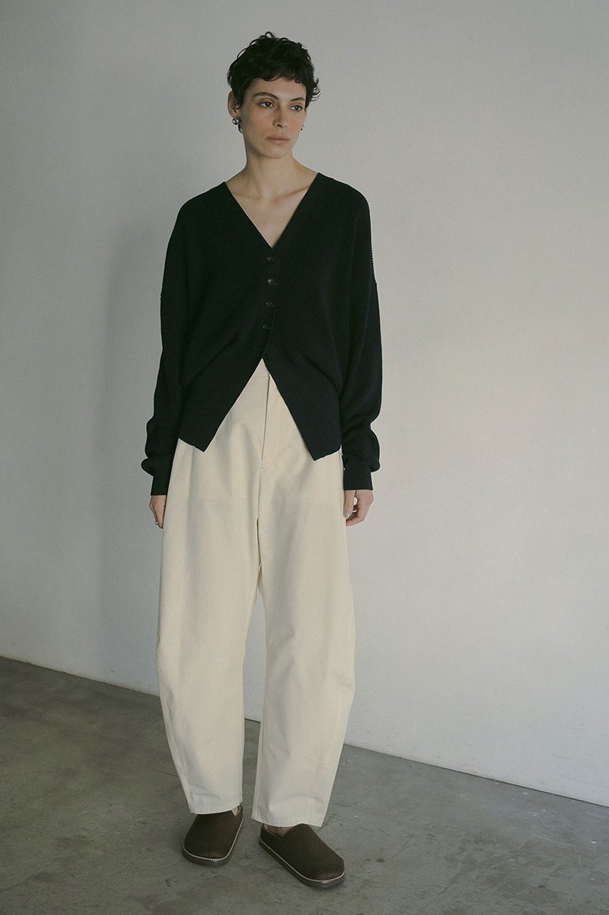 【ハー/HER.】のウエストマーク片畦カーディガン 人気、トレンドファッション・服の通販 founy(ファニー) 　ファッション　Fashion　レディースファッション　Fashion for Women　トップス・カットソー　Cut & Sew Tops　ニット　Knit Tops & Sweaters　カーディガン・羽織り　Layered Style Cardigans　カーディガン　Cardigan, Knitwear　フィット　Fit, Slim Fit　ブラウジング　Blouson Silhouette, Cinched Waist　ペプラム　Peplum, Flared Hem　畦　Ribbed Knit　other-7|ID: prp329100004347174 ipo3291000000032955845