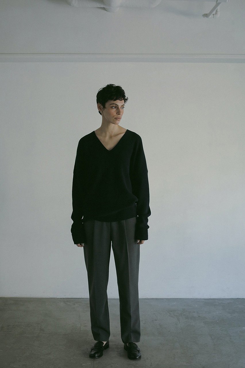 【ハー/HER.】のVネック片畦プルオーバー 人気、トレンドファッション・服の通販 founy(ファニー) 　ファッション　Fashion　レディースファッション　Fashion for Women　トップス・カットソー　Cut & Sew Tops　ニット　Knit Tops & Sweaters　カジュアルプルオーバー・ニットトップス　Pullovers & Knit Tops / Casual Pullovers　Vネックトップス　V-Neck Tops / V-Cut Neckline Shirts　ミドル　Middle Length, Mid Height　再入荷　Restock / Back in Stock　春　Spring　畦　Ribbed Knit　other-2|ID: prp329100004347175 ipo3291000000032947622
