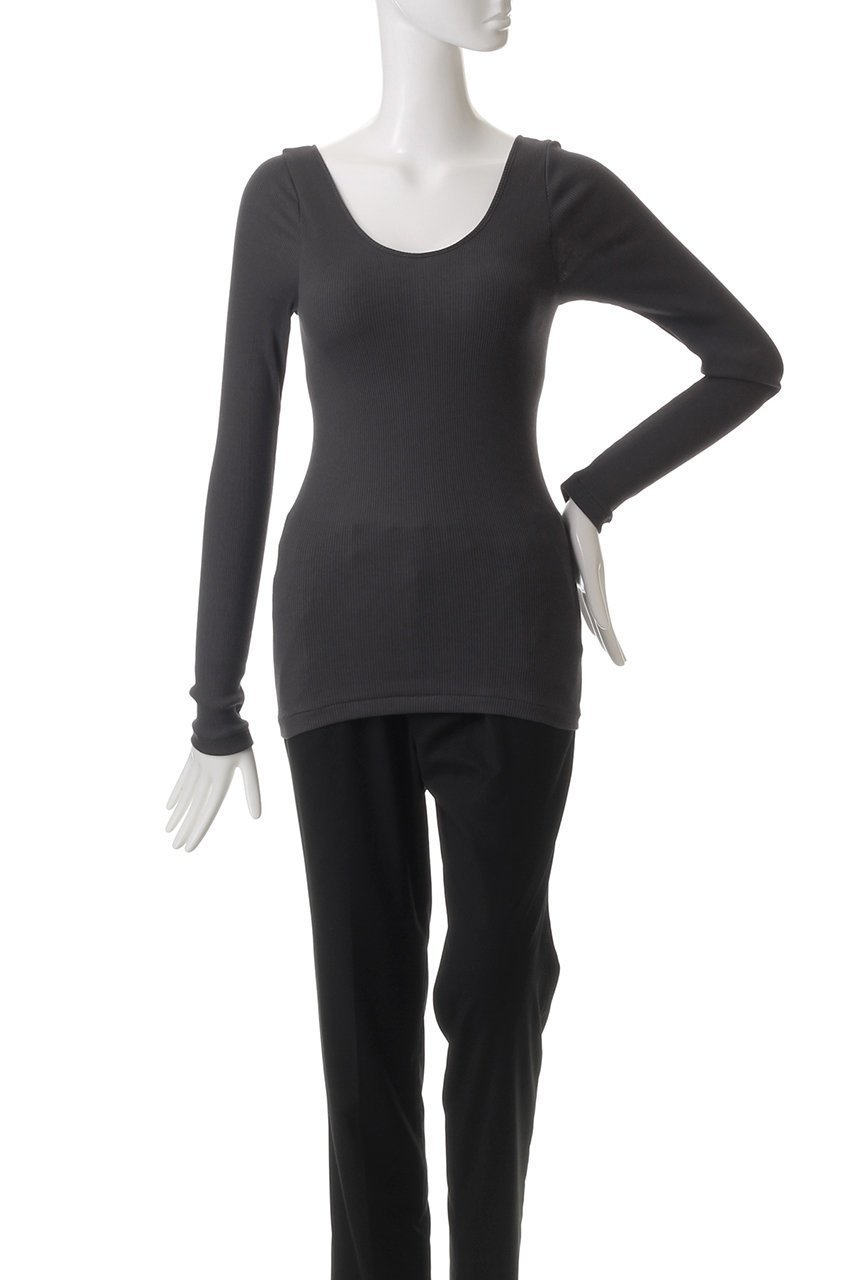 【グラフペーパー/Graphpaper】のAmerican Sea Island Cotton V Neck Innerwear/インナー 人気、トレンドファッション・服の通販 founy(ファニー) 　ファッション　Fashion　レディースファッション　Fashion for Women　トップス・カットソー　Cut & Sew Tops　シャツ・ブラウス・オフィスカジュアル　Elegant Blouses & Button-Ups　ロングTシャツ・Tシャツ　Longline T-Shirts & Tees　カットソー・ベーシックTシャツ　Cut-and-Sewn Tops / Stretch Tees & Basics　なめらか　Smooth, Silky Texture　インナー　Innerwear　スリーブ　Sleeve, Long Sleeve / Short Sleeve　リュクス　Luxury, Elegant, High-End, Chic　ロング　Long, Long-Length　other-2|ID: prp329100004347989 ipo3291000000032883711