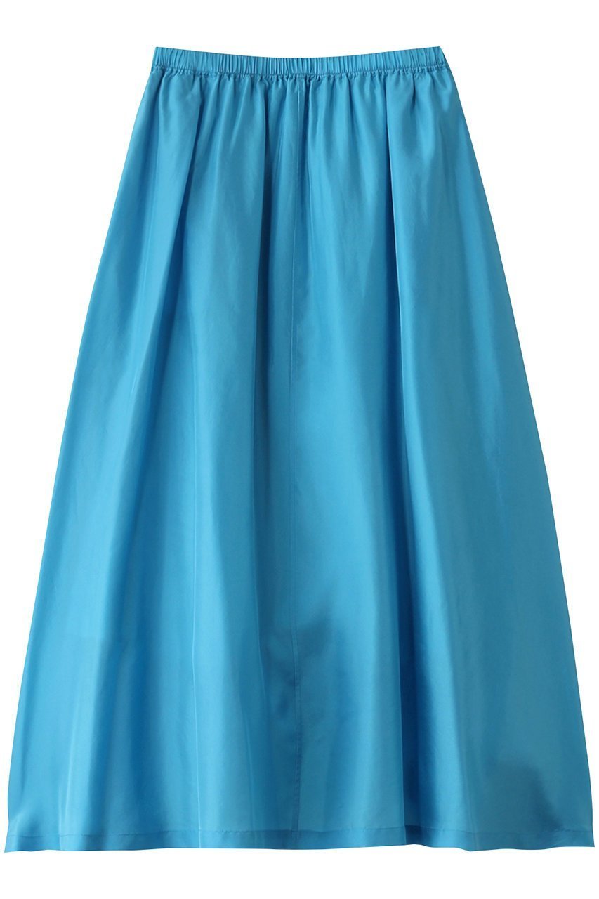 【ハウス オブ ロータス/HOUSE OF LOTUS】のシルクハブタエフレアスカート インテリア・キッズ・メンズ・レディースファッション・服の通販 founy(ファニー) 　ファッション　Fashion　レディースファッション　Fashion for Women　スカート　Skirts　Aライン・フレアスカート　A-Line & Flared Skirts　ロングスカート　Long Skirts / Maxi & Midi Skirts　シルク　Silk, 100% Silk　ドレープ　Drape, Draping Fabric　ベーシック　Basic, Essential　ロング　Long, Long-Length　エレガント 上品　Elegant　ブルー|ID: prp329100004347992 ipo3291000000034952458