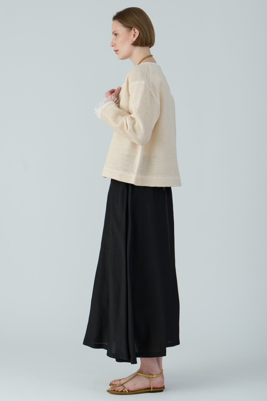 【ハウス オブ ロータス/HOUSE OF LOTUS】のシルクハブタエフレアスカート 人気、トレンドファッション・服の通販 founy(ファニー) 　ファッション　Fashion　レディースファッション　Fashion for Women　スカート　Skirts　Aライン・フレアスカート　A-Line & Flared Skirts　ロングスカート　Long Skirts / Maxi & Midi Skirts　シルク　Silk, 100% Silk　ドレープ　Drape, Draping Fabric　ベーシック　Basic, Essential　ロング　Long, Long-Length　エレガント 上品　Elegant　other-7|ID: prp329100004347992 ipo3291000000034952468