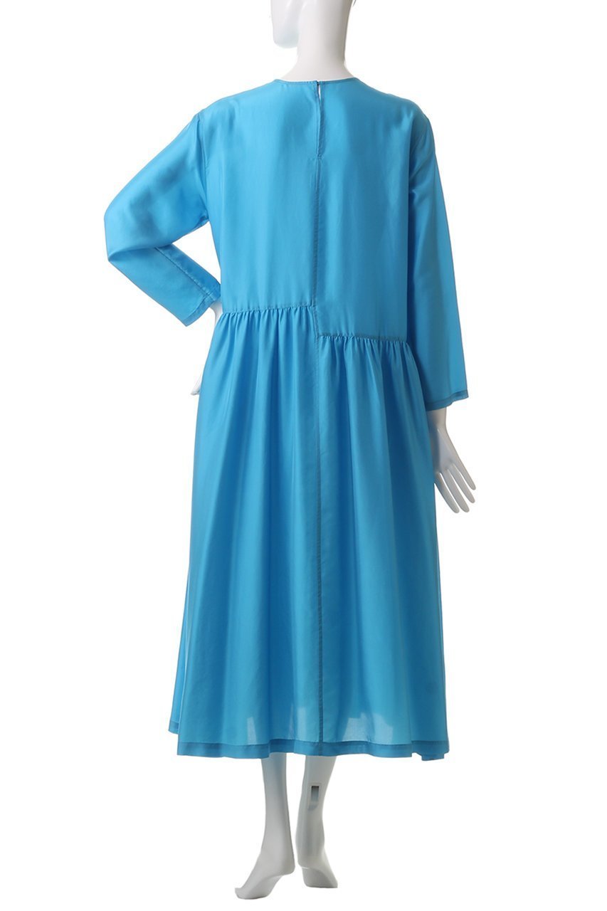 【ハウス オブ ロータス/HOUSE OF LOTUS】のシルクハブタエアシンメトリーワンピース 人気、トレンドファッション・服の通販 founy(ファニー) 　ファッション　Fashion　レディースファッション　Fashion for Women　ワンピース　Dresses　チュニック　Tunic Tops & Dresses　なめらか　Smooth, Silky Texture　アシンメトリー　Asymmetrical Style　エレガント 上品　Elegant　ギャザー　Gathered, Ruffled　シルク　Silk, 100% Silk　チュニック　Tunic, Long Top　フレア　Flare, Flared　ロング　Long, Long-Length　other-4|ID: prp329100004347993 ipo3291000000034952481