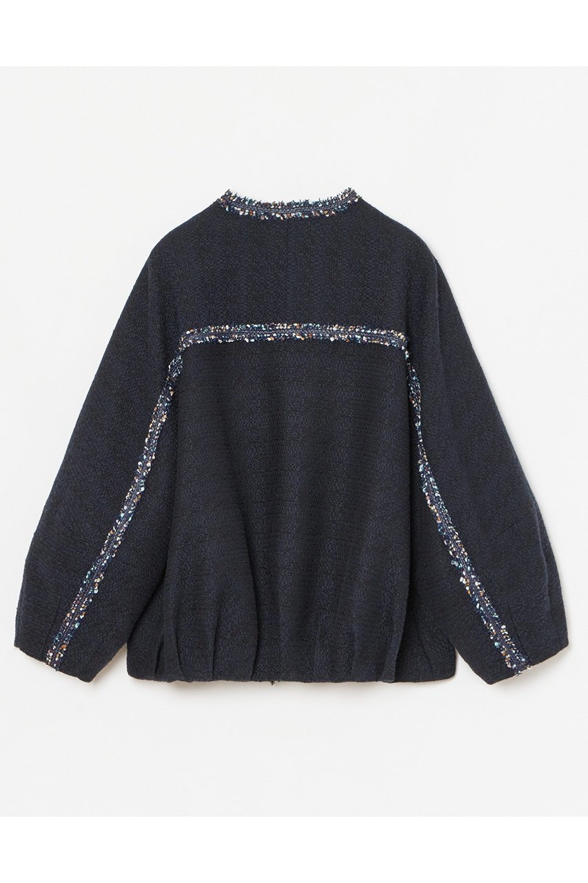 【ハウス オブ ロータス/HOUSE OF LOTUS】のマルチブレードノーカラージャケット 人気、トレンドファッション・服の通販 founy(ファニー) 　ファッション　Fashion　レディースファッション　WOMEN　アウター　Coat Outerwear　ジャケット　Jackets　ノーカラージャケット　No Collar Leather Jackets　ジャケット　Jacket　ツイード　Tweed　ブレード　Blade　ポケット　Pocket　エレガント 上品　Elegant　other-2|ID: prp329100004347994 ipo3291000000031352251