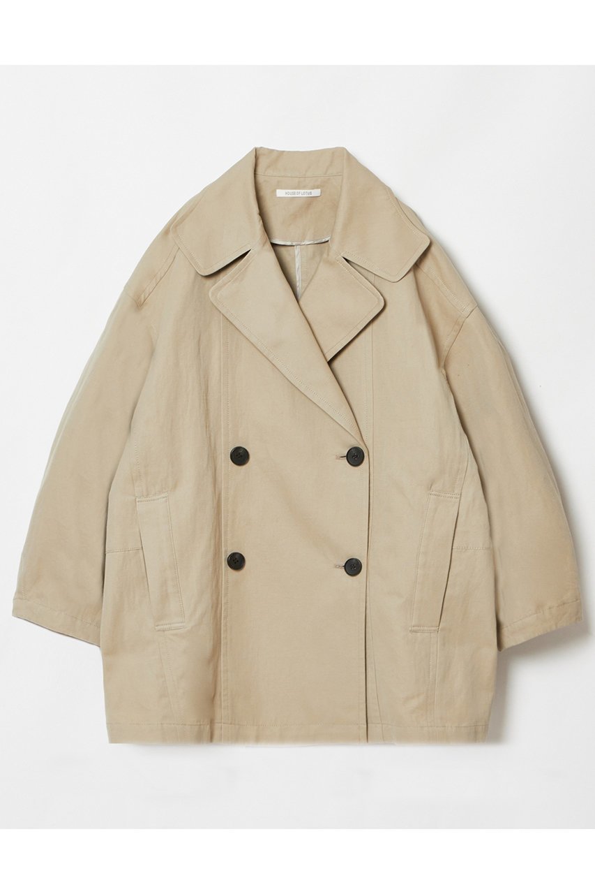 【ハウス オブ ロータス/HOUSE OF LOTUS】のスラブツイルフォルムジャコット インテリア・キッズ・メンズ・レディースファッション・服の通販 founy(ファニー) ファッション Fashion レディースファッション Fashion for Women アウター Coat / Outerwear Collection コート・ロングコート・ピーコート Long Coats, Peacoats & More オーガニック Organic Cotton カッティング Cutting Detail ショート Short, Short Length ジャケット Jacket, Outerwear ツイル Twist, Twisted Detail トレンド Trend, Trending Now フォルム Silhouette, Form フロント Front, Front Design エレガント 上品 Elegant 今季 This Season, Current Season ベージュ|ID: prp329100004348002 ipo3291000000034952392