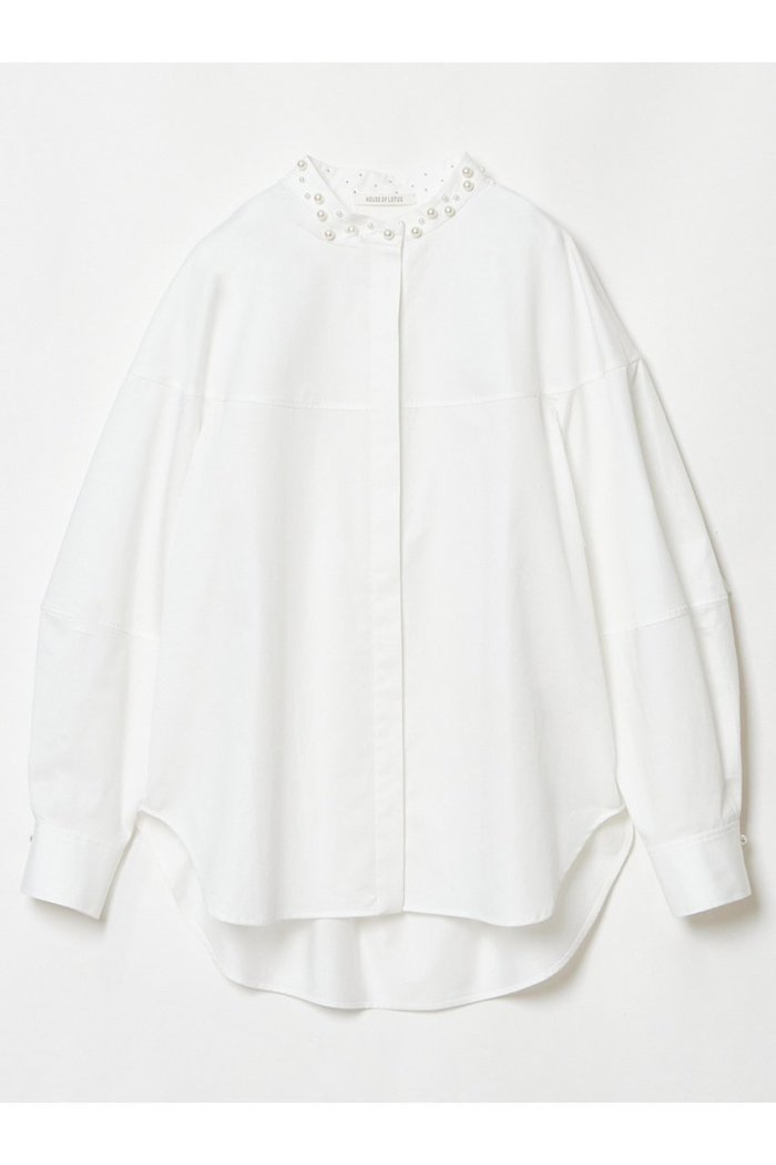 【ハウス オブ ロータス/HOUSE OF LOTUS】のコットンサテンランダムパールシャツ インテリア・キッズ・メンズ・レディースファッション・服の通販 founy(ファニー) https://founy.com/ ファッション Fashion レディースファッション WOMEN トップス・カットソー Tops/Tshirt シャツ/ブラウス Shirts/Blouses ギャザー Gather サテン Satin スリーブ Sleeve パール Pearl フォルム Form ロング Long エレガント 上品 Elegant |ID: prp329100004348004 ipo3291000000030357482