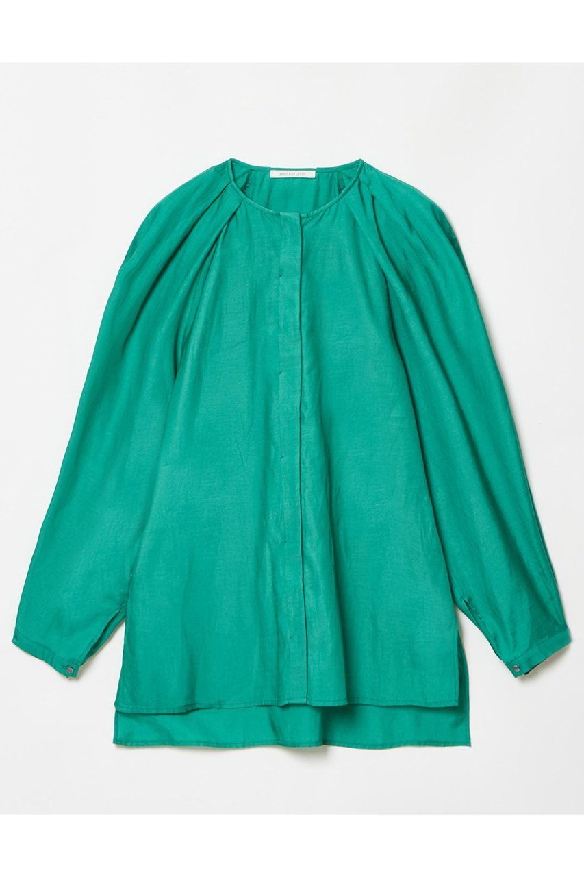 【ハウス オブ ロータス/HOUSE OF LOTUS】のダスティーツイルフォルムスリーブブラウス 人気、トレンドファッション・服の通販 founy(ファニー) 　ファッション　Fashion　レディースファッション　Fashion for Women　トップス・カットソー　Cut & Sew Tops　シャツ・ブラウス・オフィスカジュアル　Elegant Blouses & Button-Ups　コンパクト　Compact, Small Size　スリーブ　Sleeve, Long Sleeve / Short Sleeve　ロング　Long, Long-Length　ヴィンテージ　Vintage Style　other-2|ID: prp329100004348006 ipo3291000000034952425