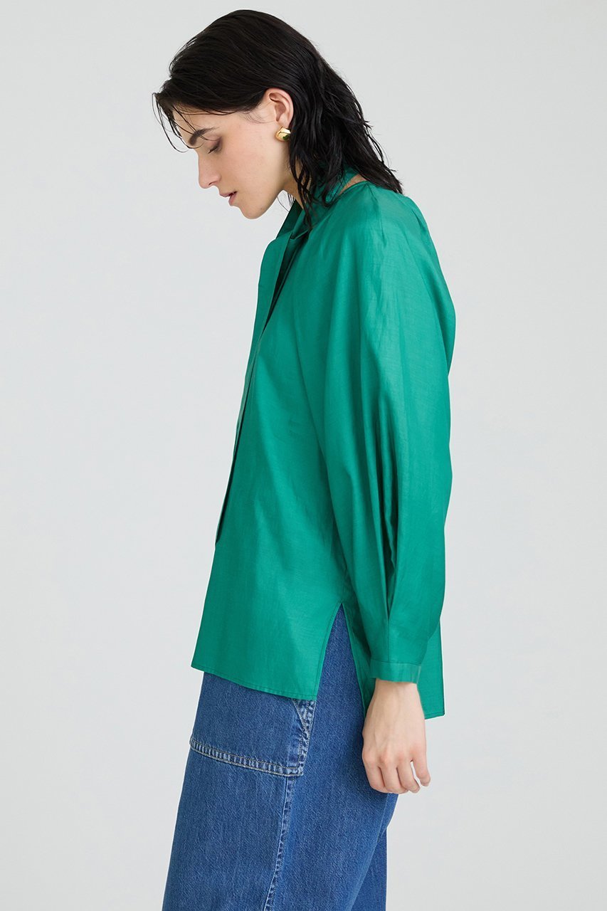 【ハウス オブ ロータス/HOUSE OF LOTUS】のダスティーツイルフォルムスリーブブラウス 人気、トレンドファッション・服の通販 founy(ファニー) 　ファッション　Fashion　レディースファッション　Fashion for Women　トップス・カットソー　Cut & Sew Tops　シャツ・ブラウス・オフィスカジュアル　Elegant Blouses & Button-Ups　コンパクト　Compact, Small Size　スリーブ　Sleeve, Long Sleeve / Short Sleeve　ロング　Long, Long-Length　ヴィンテージ　Vintage Style　other-5|ID: prp329100004348006 ipo3291000000034952428