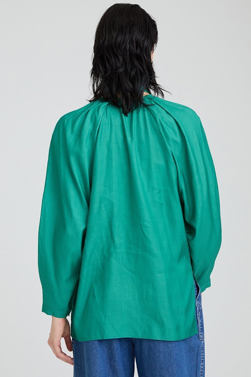 【ハウス オブ ロータス/HOUSE OF LOTUS】のダスティーツイルフォルムスリーブブラウス 人気、トレンドファッション・服の通販 founy(ファニー) 　ファッション　Fashion　レディースファッション　Fashion for Women　トップス・カットソー　Cut & Sew Tops　シャツ・ブラウス・オフィスカジュアル　Elegant Blouses & Button-Ups　コンパクト　Compact, Small Size　スリーブ　Sleeve, Long Sleeve / Short Sleeve　ロング　Long, Long-Length　ヴィンテージ　Vintage Style　other-6|ID: prp329100004348006 ipo3291000000034952429