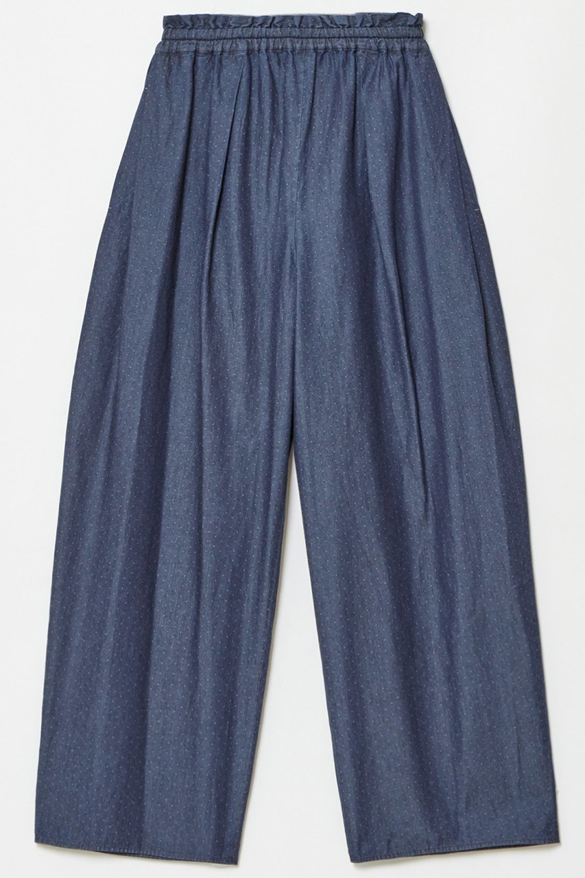 【ハウス オブ ロータス/HOUSE OF LOTUS】のデニムドビータックパンツ 人気、トレンドファッション・服の通販 founy(ファニー) 　ファッション　Fashion　レディースファッション　Fashion for Women　パンツ　Pants & Trousers　デニムパンツ・ジーンズ・美脚デニム　Denim Jeans & Pants　イタリア　Italy　インディゴ　Indigo Denim　デニム　Denim, Jeans Material　フロント　Front, Front Design　ボックス　Boxy, Box Shape　リラックス　Relax, Relaxed Fit　エレガント 上品　Elegant　 other-1|ID: prp329100004348007 ipo3291000000034952433