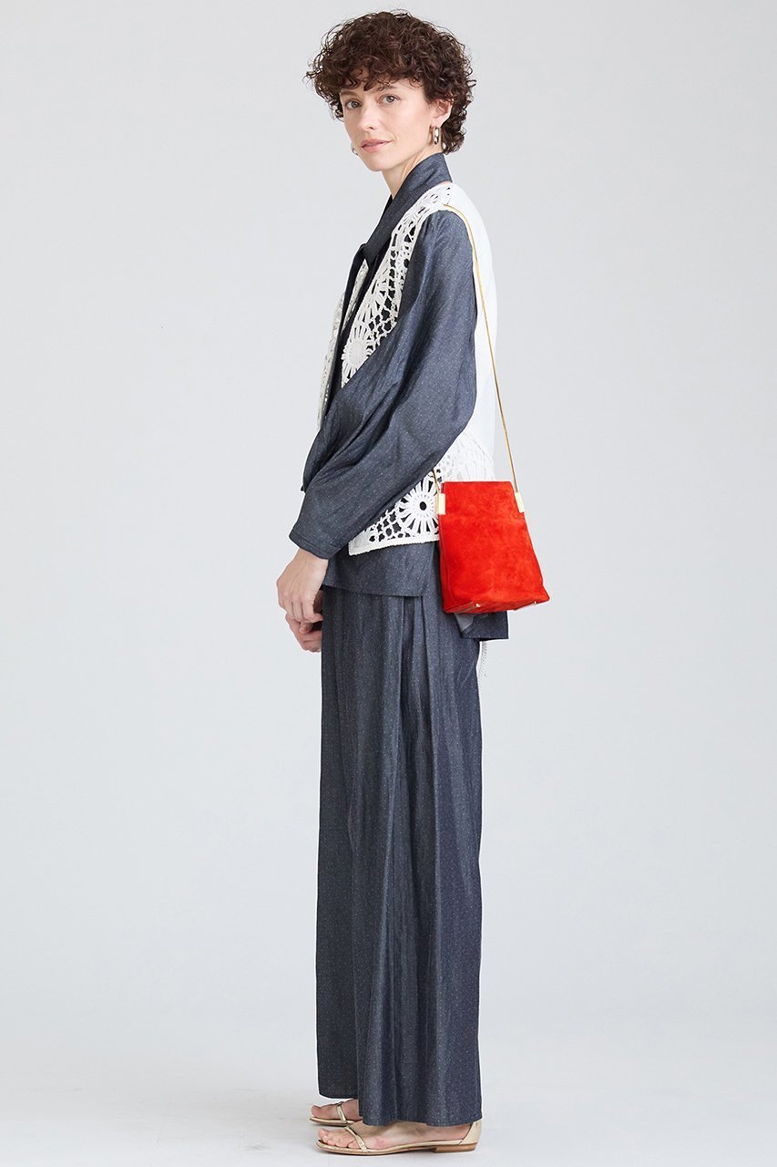 【ハウス オブ ロータス/HOUSE OF LOTUS】のデニムドビータックパンツ 人気、トレンドファッション・服の通販 founy(ファニー) 　ファッション　Fashion　レディースファッション　Fashion for Women　パンツ　Pants & Trousers　デニムパンツ・ジーンズ・美脚デニム　Denim Jeans & Pants　イタリア　Italy　インディゴ　Indigo Denim　デニム　Denim, Jeans Material　フロント　Front, Front Design　ボックス　Boxy, Box Shape　リラックス　Relax, Relaxed Fit　エレガント 上品　Elegant　other-5|ID: prp329100004348007 ipo3291000000034952440