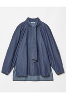 【ハウス オブ ロータス/HOUSE OF LOTUS】のデニムドビーフォルムスリーブブラウス 人気、トレンドファッション・服の通販 founy(ファニー) ファッション Fashion レディースファッション WOMEN トップス・カットソー Tops/Tshirt シャツ/ブラウス Shirts/Blouses 2025年 2025 2025春夏・S/S Ss,Spring/Summer,2025 イタリア Italy エレガント 上品 Elegant スリーブ Sleeve デニム Denim ロング Long 夏 Summer 春 Spring S/S・春夏 Ss・Spring/Summer |ID:prp329100004348008