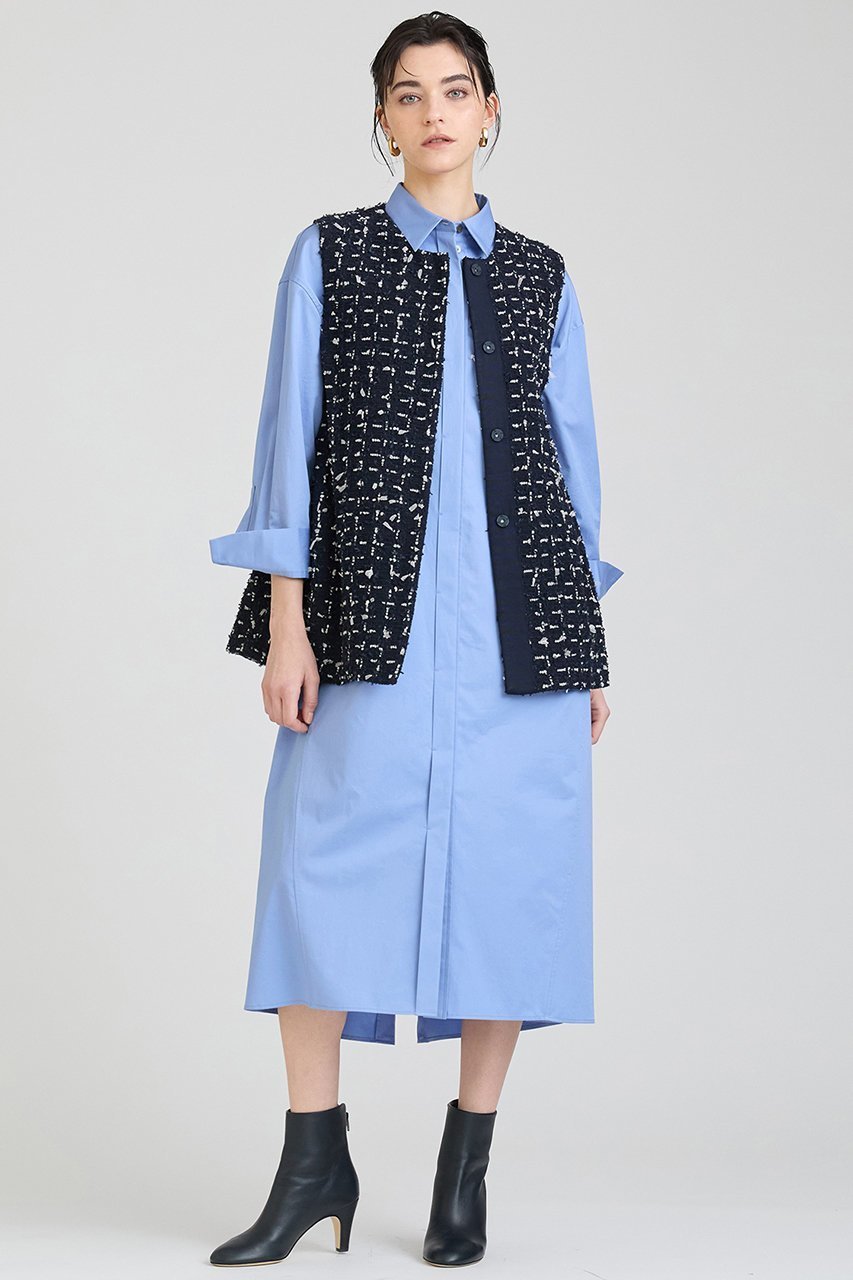 【ハウス オブ ロータス/HOUSE OF LOTUS】のフラッグモールファンシーサイドタックジレ 人気、トレンドファッション・服の通販 founy(ファニー) 　ファッション　Fashion　レディースファッション　Ladies' Fashion Online　アウター　Coat Outerwear　ジャケット　Jackets　インナー　Inner　シンプル　Simple　ジャケット　Jacket　フォルム　Form　ベスト　Vest　ボトム　Bottom　再入荷　Restock/Back In Stock/Re Arrival　別注　Special Order　other-4|ID: prp329100004348009 ipo3291000000032629933