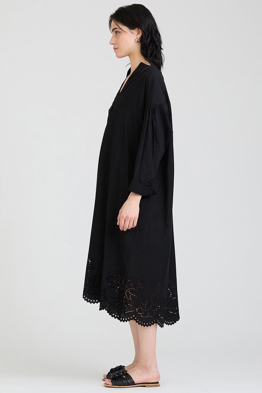 【ハウス オブ ロータス/HOUSE OF LOTUS】のシフリーロングワンピース 人気、トレンドファッション・服の通販 founy(ファニー) 　ファッション　Fashion　レディースファッション　Fashion for Women　ワンピース　Dresses　チュニック　Tunic Tops & Dresses　スカラップ　Scallop, Scalloped Edge　チュニック　Tunic, Long Top　フラワー　Flower, Floral　モチーフ　Motif, Design Theme　ロング　Long, Long-Length　エレガント 上品　Elegant　other-6|ID: prp329100004348010 ipo3291000000032878773