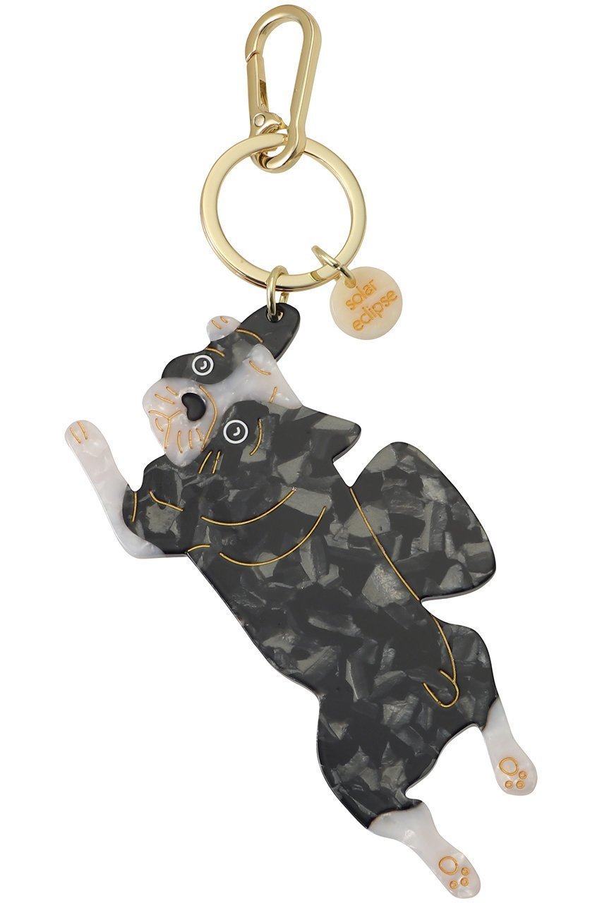 【ソーラーエクリプス/Solar Eclipse】のBoston Terrier Dog バッグチャーム インテリア・キッズ・メンズ・レディースファッション・服の通販 founy(ファニー) 　ファッション　Fashion　レディースファッション　Fashion for Women　スタイリッシュ　Stylish, Fashionable　チャーム　Charm, Pendant　ハンド　Hand, Handmade　ボストン　Boston　ラップ　Wrap, Wrap Design　エレガント 上品　Elegant　犬　Dog　ブラック|ID: prp329100004348018 ipo3291000000032803463