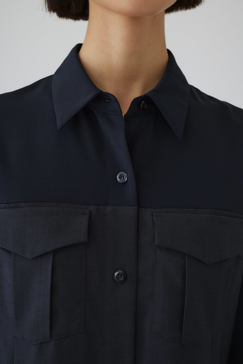 【リムアーク/RIM.ARK】のUrban shirt OP/ワンピース 人気、トレンドファッション・服の通販 founy(ファニー) 　ファッション　Fashion　レディースファッション　Fashion for Women　ワンピース　Dresses　チュニック　Tunic Tops & Dresses　スニーカー　Sneakers, Trainers　チュニック　Tunic, Long Top　ツイル　Twist, Twisted Detail　ドッキング　Docking, Mixed Material　バランス　Balance, Style Balance　ビスチェ　Bustier, Corset Top　ロング　Long, Long-Length　other-6|ID: prp329100004348040 ipo3291000000034969423