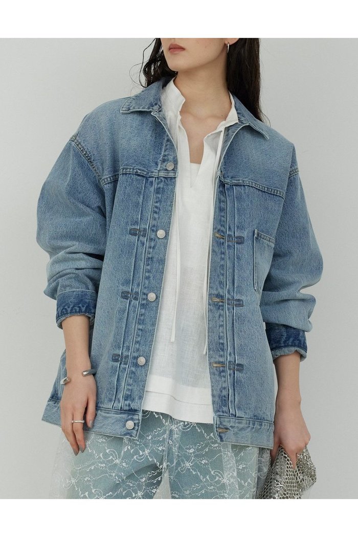 【ガリャルダガランテ/GALLARDAGALANTE】のオーバーGジャン インテリア・キッズ・メンズ・レディースファッション・服の通販 founy(ファニー) https://founy.com/ ファッション Fashion レディースファッション WOMEN アウター Coat Outerwear ジャケット Jackets おすすめ Recommend ジャケット Jacket デニム Denim レース Race 春 Spring |ID: prp329100004348044 ipo3291000000030357590