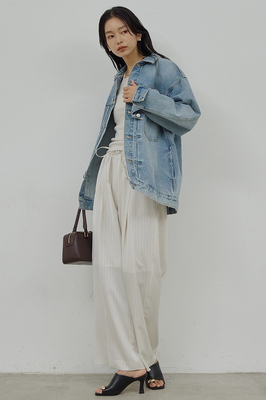 【ガリャルダガランテ/GALLARDAGALANTE】のオーバーGジャン 人気、トレンドファッション・服の通販 founy(ファニー) 　ファッション　Fashion　レディースファッション　Fashion for Women　アウター　Coat / Outerwear Collection　レディースジャケット・軽アウター　Jackets　おすすめ　Recommended / Our Picks　インディゴ　Indigo Denim　ジャケット　Jacket, Outerwear　デニム　Denim, Jeans Material　レース　Lace, Lace Fabric　春　Spring　other-4|ID: prp329100004348044 ipo3291000000035861822