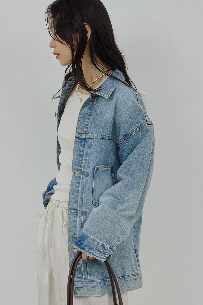 【ガリャルダガランテ/GALLARDAGALANTE】のオーバーGジャン 人気、トレンドファッション・服の通販 founy(ファニー) 　ファッション　Fashion　レディースファッション　Fashion for Women　アウター　Coat / Outerwear Collection　レディースジャケット・軽アウター　Jackets　おすすめ　Recommended / Our Picks　インディゴ　Indigo Denim　ジャケット　Jacket, Outerwear　デニム　Denim, Jeans Material　レース　Lace, Lace Fabric　春　Spring　other-7|ID: prp329100004348044 ipo3291000000035861825