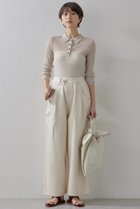 【ウィムガゼット/Whim Gazette】の【THE PAUSE】ラップパンツ 人気、トレンドファッション・服の通販 founy(ファニー) ファッション Fashion レディースファッション Fashion for Women パンツ Pants & Trousers ストライプ Stripe, Striped Pattern デニム Denim, Jeans Material フロント Front, Front Design ラップ Wrap, Wrap Design thumbnail オフホワイト|ID: prp329100004348047 ipo3291000000036099969