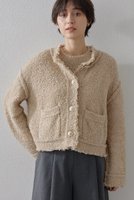 【ウィムガゼット/Whim Gazette】のニットTWEEDYジャケット 人気、トレンドファッション・服の通販 founy(ファニー) ファッション Fashion レディースファッション Fashion for Women アウター Coat / Outerwear Collection レディースジャケット・軽アウター Jackets おすすめ Recommended / Our Picks ジャケット Jacket, Outerwear ストレッチ Stretch, Stretchy Fabric ツイード Twill, Twill Weave デニム Denim, Jeans Material バランス Balance, Style Balance フォーマル Formal, Dressy ボトム Bottoms, Lower Wear |ID:prp329100004348060