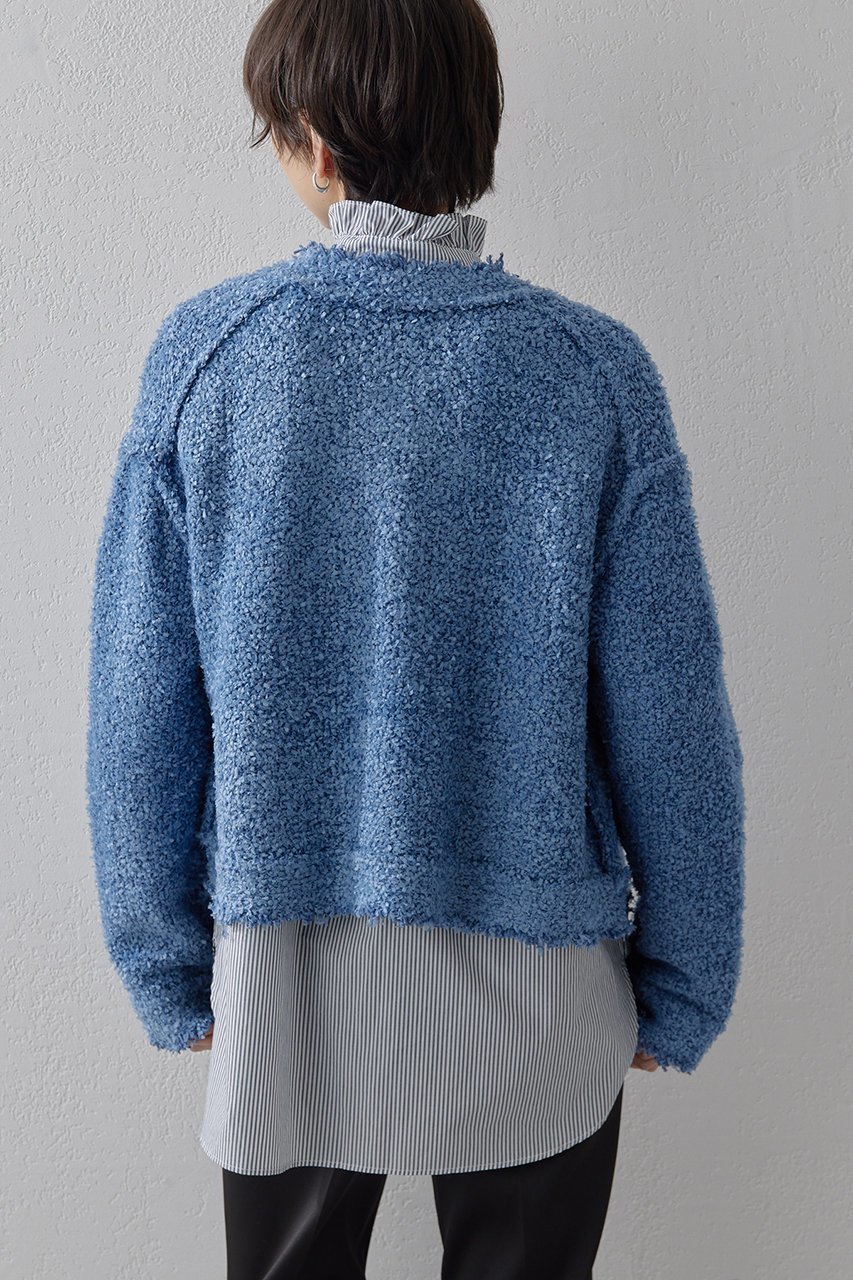 【ウィムガゼット/Whim Gazette】のニットTWEEDYジャケット 人気、トレンドファッション・服の通販 founy(ファニー) 　ファッション　Fashion　レディースファッション　Fashion for Women　アウター　Coat / Outerwear Collection　レディースジャケット・軽アウター　Jackets　おすすめ　Recommended / Our Picks　ジャケット　Jacket, Outerwear　ストレッチ　Stretch, Stretchy Fabric　ツイード　Twill, Twill Weave　デニム　Denim, Jeans Material　バランス　Balance, Style Balance　フォーマル　Formal, Dressy　ボトム　Bottoms, Lower Wear　other-4|ID: prp329100004348060 ipo3291000000035587993