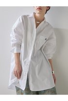 【ウィムガゼット/Whim Gazette】のロゴシシュウオーバーシャツ 人気、トレンドファッション・服の通販 founy(ファニー) ファッション Fashion レディースファッション WOMEN トップス・カットソー Tops/Tshirt シャツ/ブラウス Shirts/Blouses 2025年 2025 2025春夏・S/S Ss,Spring/Summer,2025 スリーブ Sleeve ポケット Pocket ロング Long 夏 Summer 春 Spring S/S・春夏 Ss・Spring/Summer thumbnail オフホワイト|ID: prp329100004348062 ipo3291000000030357649