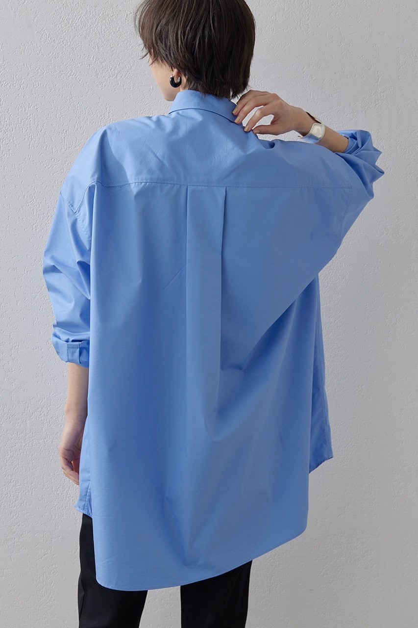 【ウィムガゼット/Whim Gazette】のロゴシシュウオーバーシャツ 人気、トレンドファッション・服の通販 founy(ファニー) 　ファッション　Fashion　レディースファッション　Fashion for Women　トップス・カットソー　Cut & Sew Tops　シャツ・ブラウス・オフィスカジュアル　Elegant Blouses & Button-Ups　スリーブ　Sleeve, Long Sleeve / Short Sleeve　ポケット　Pocket, Pocket Detail　ロング　Long, Long-Length　other-4|ID: prp329100004348062 ipo3291000000036071742