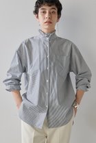 【ウィムガゼット/Whim Gazette】のネックギャザーシャツ 人気、トレンドファッション・服の通販 founy(ファニー) ファッション Fashion レディースファッション Fashion for Women トップス・カットソー Cut & Sew Tops シャツ・ブラウス・オフィスカジュアル Elegant Blouses & Button-Ups なめらか Smooth, Silky Texture クラシカル Classical, Vintage-Inspired コンパクト Compact, Small Size シンプル Simple, Minimal スタンド Stand Collar, Upright Stand ストライプ Stripe, Striped Pattern スリーブ Sleeve, Long Sleeve / Short Sleeve フリル Frill, Ruffle ブロード Broadcloth, Fine Cotton ベーシック Basic, Essential ポケット Pocket, Pocket Detail ロング Long, Long-Length ロンドン London Style, British Inspired エレガント 上品 Elegant thumbnail ネイビー|ID: prp329100004348063 ipo3291000000032855666