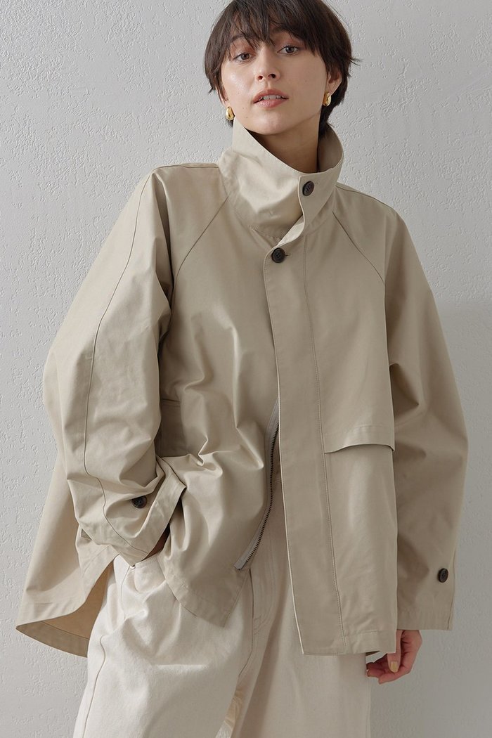 【ウィムガゼット/Whim Gazette】の【THE PAUSE】トレンチブルゾン インテリア・キッズ・メンズ・レディースファッション・服の通販 founy(ファニー) https://founy.com/ ファッション Fashion レディースファッション Fashion for Women アウター Coat / Outerwear Collection コート・ロングコート・ピーコート Long Coats, Peacoats & More ブルゾンジャケット・スポーティアウター Blouson Jackets ショート Short, Short Length スタイリッシュ Stylish, Fashionable トレンチ Trench, Trench Coat バランス Balance, Style Balance ブルゾン Blouson, Bomber Jacket ミドル Middle Length, Mid Height 冬 Winter / This Winter |ID: prp329100004348064 ipo3291000000032929629