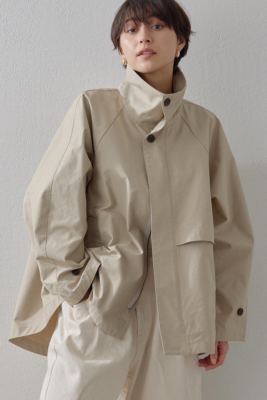 【ウィムガゼット/Whim Gazette】の【THE PAUSE】トレンチブルゾン 人気、トレンドファッション・服の通販 founy(ファニー) 　ファッション　Fashion　レディースファッション　Fashion for Women　アウター　Coat / Outerwear Collection　コート・ロングコート・ピーコート　Long Coats, Peacoats & More　ブルゾンジャケット・スポーティアウター　Blouson Jackets　ショート　Short, Short Length　スタイリッシュ　Stylish, Fashionable　トレンチ　Trench, Trench Coat　バランス　Balance, Style Balance　ブルゾン　Blouson, Bomber Jacket　ミドル　Middle Length, Mid Height　冬　Winter / This Winter　 other-1|ID: prp329100004348064 ipo3291000000032929629