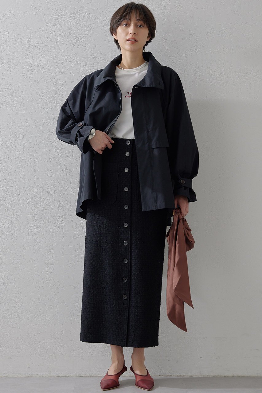 【ウィムガゼット/Whim Gazette】の【THE PAUSE】トレンチブルゾン 人気、トレンドファッション・服の通販 founy(ファニー) 　ファッション　Fashion　レディースファッション　Fashion for Women　アウター　Coat / Outerwear Collection　コート・ロングコート・ピーコート　Long Coats, Peacoats & More　ブルゾンジャケット・スポーティアウター　Blouson Jackets　ショート　Short, Short Length　スタイリッシュ　Stylish, Fashionable　トレンチ　Trench, Trench Coat　バランス　Balance, Style Balance　ブルゾン　Blouson, Bomber Jacket　ミドル　Middle Length, Mid Height　冬　Winter / This Winter　other-2|ID: prp329100004348064 ipo3291000000032929655