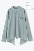 【レリル/lelill】のバックフラップシアー長袖シャツ グレー|ID: prp329100004349087 ipo3291000000032851570