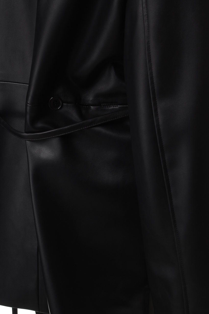 【マノフ/MANOF】のFAUX LEATHER JACKET/コート 人気、トレンドファッション・服の通販 founy(ファニー) 　ファッション　Fashion　レディースファッション　Fashion for Women　アウター　Coat / Outerwear Collection　コート・ロングコート・ピーコート　Long Coats, Peacoats & More　レディースジャケット・軽アウター　Jackets　ジャケット　Jacket, Outerwear　トレンド　Trend, Trending Now　フェイクレザー　Faux Leather, PU Leather　ポケット　Pocket, Pocket Detail　other-6|ID: prp329100004349111 ipo3291000000032919816
