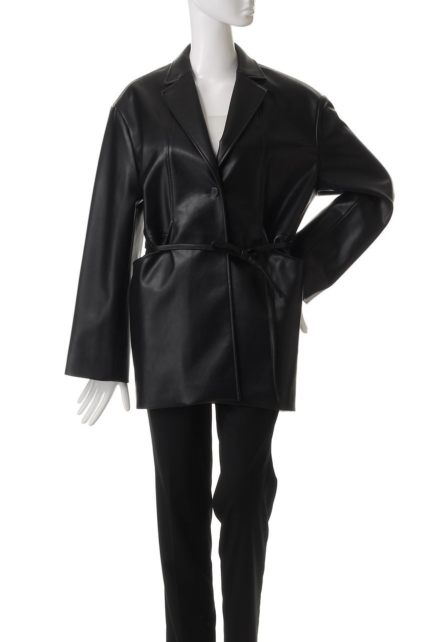 【マノフ/MANOF】のFAUX LEATHER JACKET/コート 人気、トレンドファッション・服の通販 founy(ファニー) 　ファッション　Fashion　レディースファッション　Fashion for Women　アウター　Coat / Outerwear Collection　コート・ロングコート・ピーコート　Long Coats, Peacoats & More　レディースジャケット・軽アウター　Jackets　ジャケット　Jacket, Outerwear　トレンド　Trend, Trending Now　フェイクレザー　Faux Leather, PU Leather　ポケット　Pocket, Pocket Detail　other-8|ID: prp329100004349111 ipo3291000000032919833