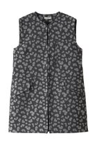 【クラネ/CLANE】のLINEN LEOPARD GILET/ジレ・ベスト 人気、トレンドファッション・服の通販 founy(ファニー) ファッション Fashion レディースファッション Fashion for Women アウター Coat / Outerwear Collection レディースジャケット・軽アウター Jackets ジャカード／ジャガード Jacquard, Woven Pattern ジャケット Jacket, Outerwear ノースリーブ Sleeveless, No-Sleeve フォルム Silhouette, Form ベスト Vest, Waistcoat マニッシュ Mannish, Boyish レオパード Leopard, Animal Print thumbnail BLACK|ID: prp329100004349112 ipo3291000000034956564