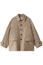 【クラネ/CLANE】のLINEN LEOPARD JACKET/ジャケット BEIGE|ID: prp329100004349113 ipo3291000000032920047