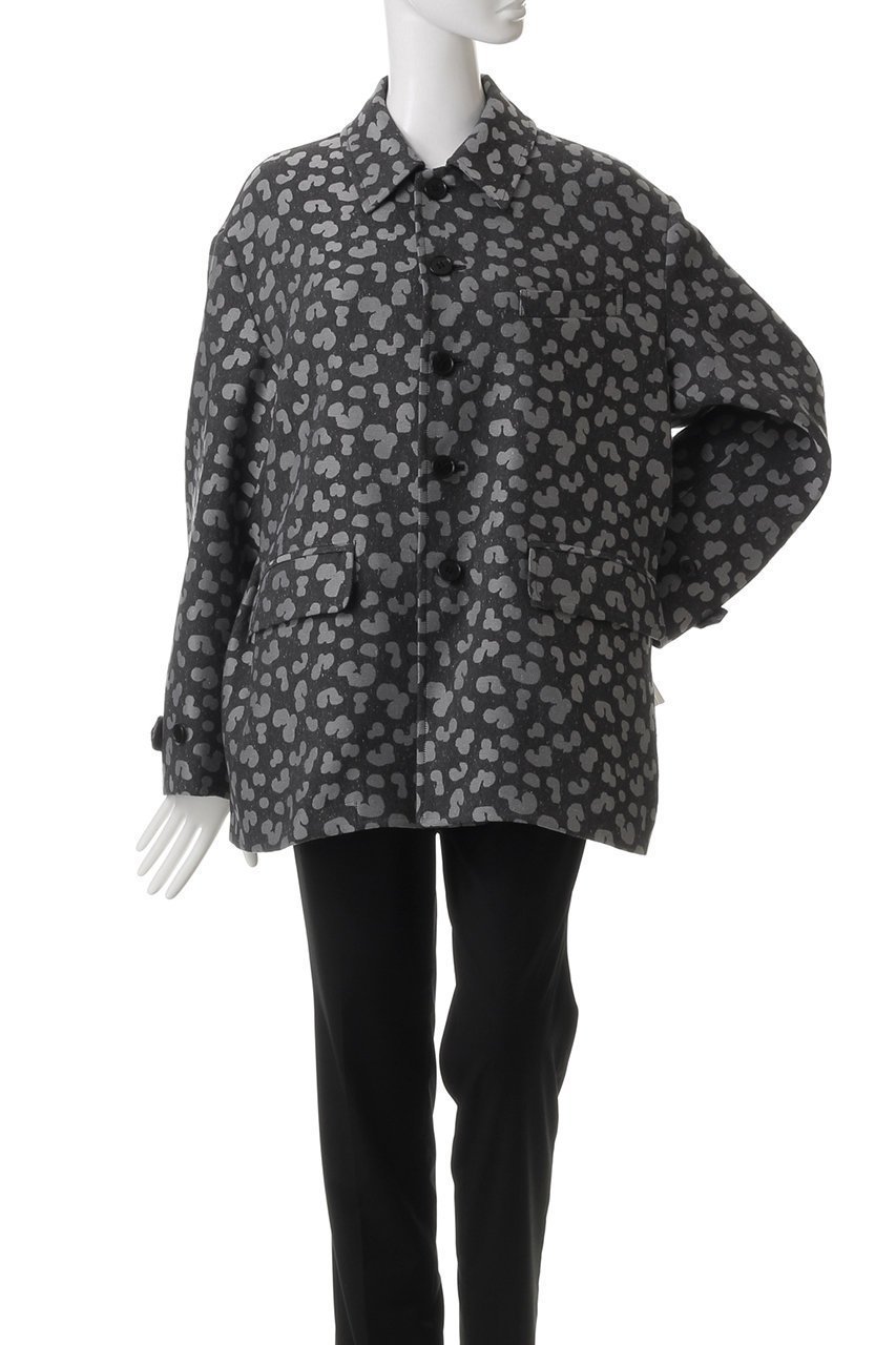 【クラネ/CLANE】のLINEN LEOPARD JACKET/ジャケット 人気、トレンドファッション・服の通販 founy(ファニー) 　ファッション　Fashion　レディースファッション　Fashion for Women　アウター　Coat / Outerwear Collection　レディースジャケット・軽アウター　Jackets　ジャカード／ジャガード　Jacquard, Woven Pattern　ジャケット　Jacket, Outerwear　フラップ　Flap, Flap Pocket　ポケット　Pocket, Pocket Detail　マニッシュ　Mannish, Boyish　レオパード　Leopard, Animal Print　other-2|ID: prp329100004349113 ipo3291000000032920064