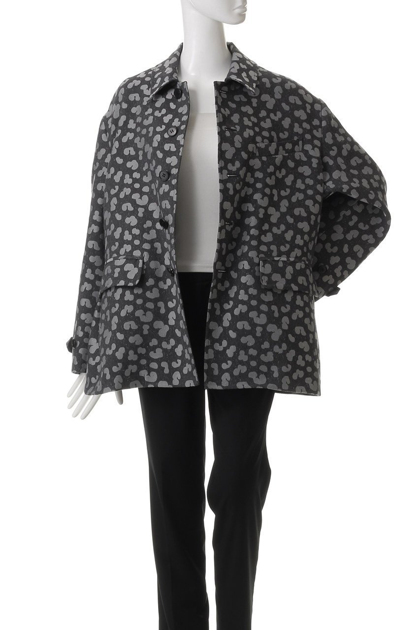 【クラネ/CLANE】のLINEN LEOPARD JACKET/ジャケット 人気、トレンドファッション・服の通販 founy(ファニー) 　ファッション　Fashion　レディースファッション　Fashion for Women　アウター　Coat / Outerwear Collection　レディースジャケット・軽アウター　Jackets　ジャカード／ジャガード　Jacquard, Woven Pattern　ジャケット　Jacket, Outerwear　フラップ　Flap, Flap Pocket　ポケット　Pocket, Pocket Detail　マニッシュ　Mannish, Boyish　レオパード　Leopard, Animal Print　other-7|ID: prp329100004349113 ipo3291000000032920101