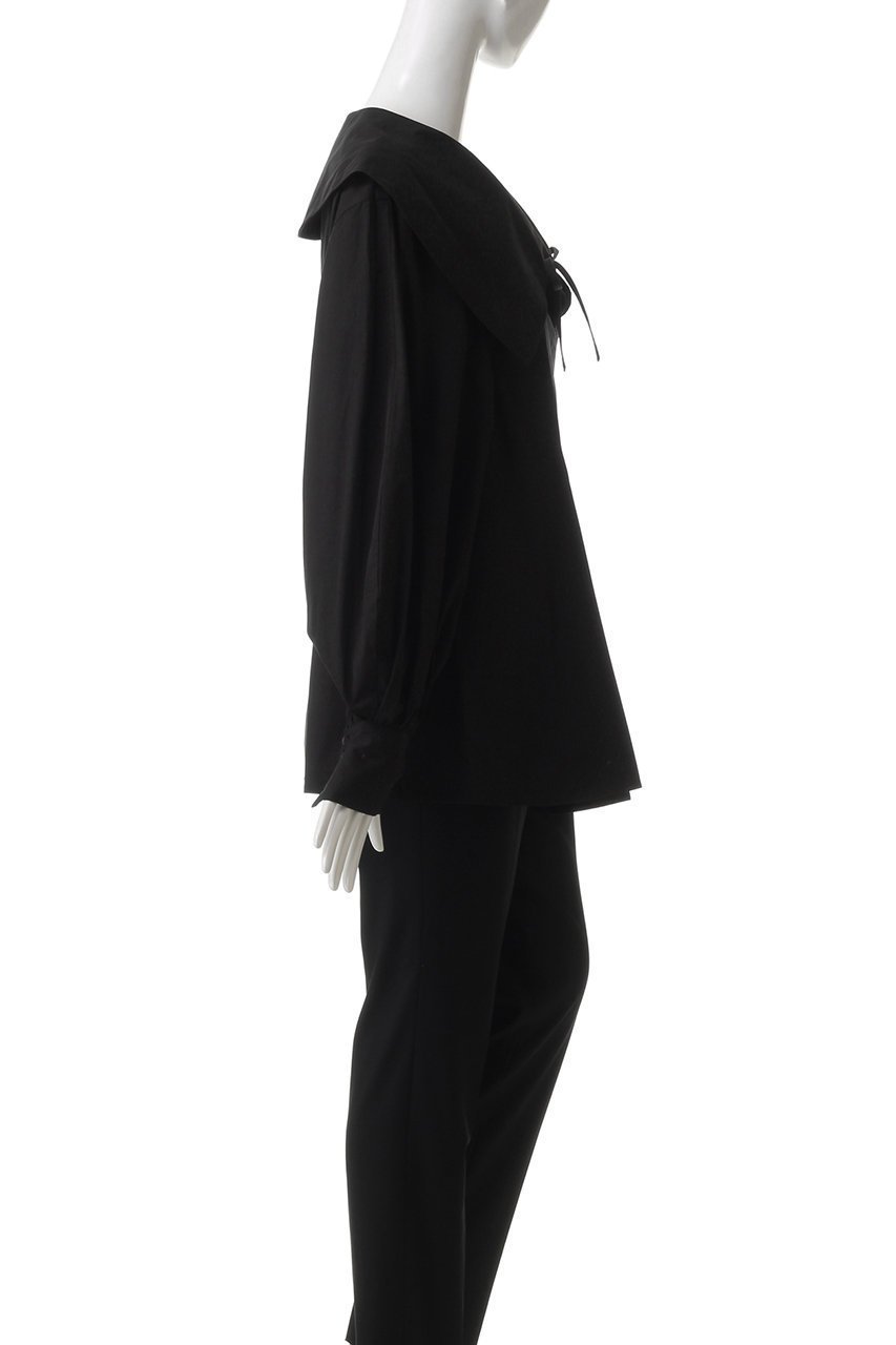 【クラネ/CLANE】のBIG COLLAR DRAWSTRING BLOUSE/シャツ 人気、トレンドファッション・服の通販 founy(ファニー) 　ファッション　Fashion　レディースファッション　WOMEN　トップス・カットソー　Tops/Tshirt　シャツ/ブラウス　Shirts/Blouses　シェイプ　Shape　スリーブ　Sleeve　デニム　Denim　トレンド　Trend　フレア　Flare　ボトム　Bottom　ロング　Long　ワイド　Wide　other-3|ID: prp329100004349114 ipo3291000000031351602