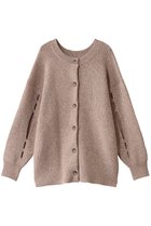 【クラネ/CLANE】のW FACE COLOR MIX HOLE SLEEVE C/D/ニットカーディガン PINK|ID: prp329100004349115 ipo3291000000032955584