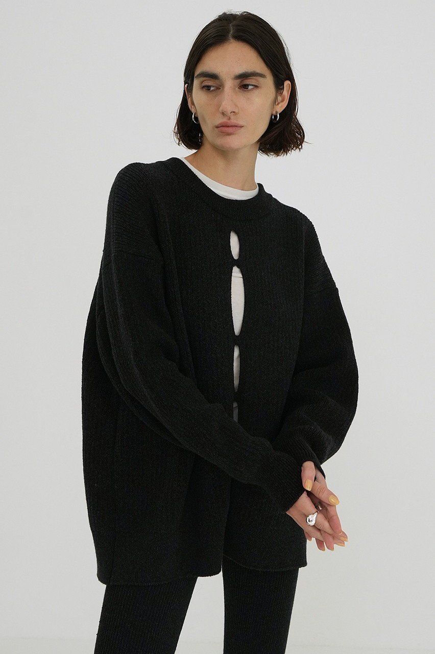 【クラネ/CLANE】のW FACE COLOR MIX HOLE SLEEVE C/D/ニットカーディガン 人気、トレンドファッション・服の通販 founy(ファニー) 　ファッション　Fashion　レディースファッション　Fashion for Women　トップス・カットソー　Cut & Sew Tops　ニット　Knit Tops & Sweaters　カーディガン・羽織り　Layered Style Cardigans　カーディガン　Cardigan, Knitwear　定番　Standard, Basic Item　無地　Plain, Solid Color　other-6|ID: prp329100004349115 ipo3291000000032955608