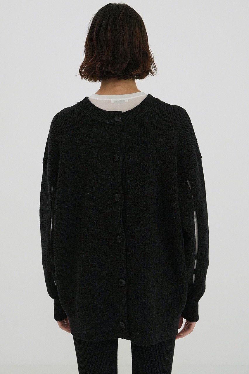 【クラネ/CLANE】のW FACE COLOR MIX HOLE SLEEVE C/D/ニットカーディガン 人気、トレンドファッション・服の通販 founy(ファニー) 　ファッション　Fashion　レディースファッション　Fashion for Women　トップス・カットソー　Cut & Sew Tops　ニット　Knit Tops & Sweaters　カーディガン・羽織り　Layered Style Cardigans　カーディガン　Cardigan, Knitwear　定番　Standard, Basic Item　無地　Plain, Solid Color　other-8|ID: prp329100004349115 ipo3291000000032955617