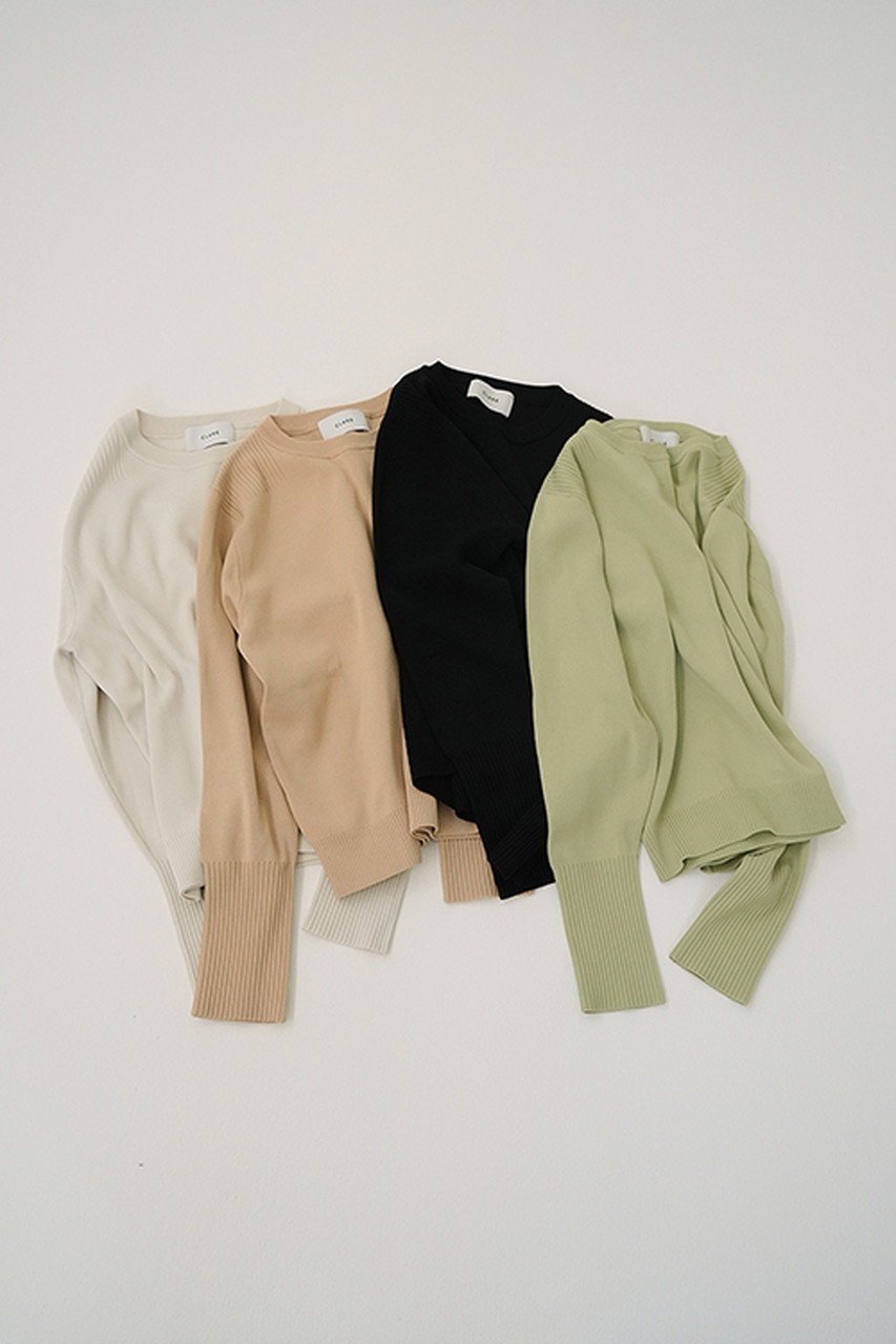 【クラネ/CLANE】のBASIC COMPACT KNIT TOPS/ニット 人気、トレンドファッション・服の通販 founy(ファニー) 　ファッション　Fashion　レディースファッション　Fashion for Women　トップス・カットソー　Cut & Sew Tops　ニット　Knit Tops & Sweaters　カジュアルプルオーバー・ニットトップス　Pullovers & Knit Tops / Casual Pullovers　インナー　Innerwear　コンパクト　Compact, Small Size　ベーシック　Basic, Essential　ボトム　Bottoms, Lower Wear　other-6|ID: prp329100004349117 ipo3291000000032955653